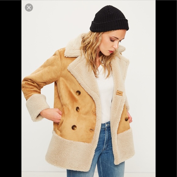 mother denim shearling jacket